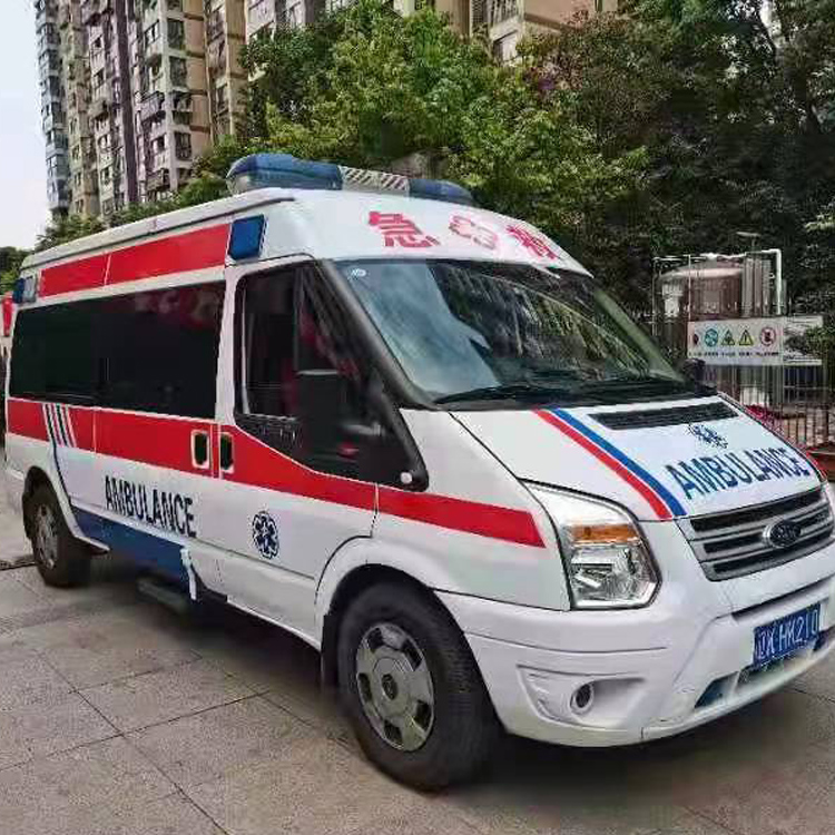 长葛长途救护车护送病人返乡
